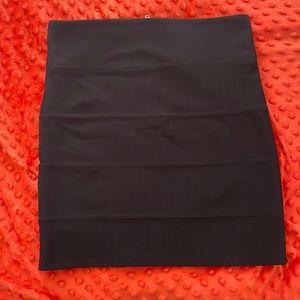 Arden B Black bandage skirt